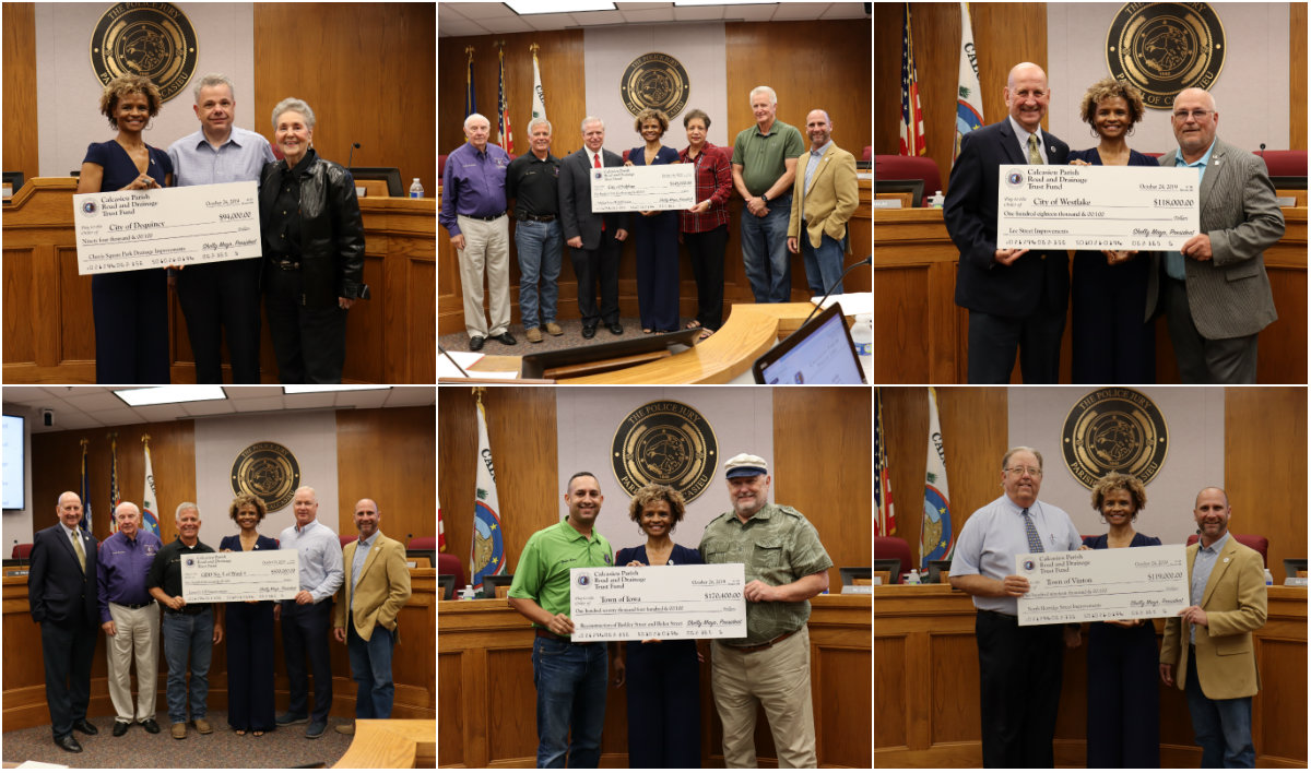 Calcasieu Parish Road and Drainage Trust Fund awards 2020