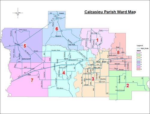 Parishwide Ward Map