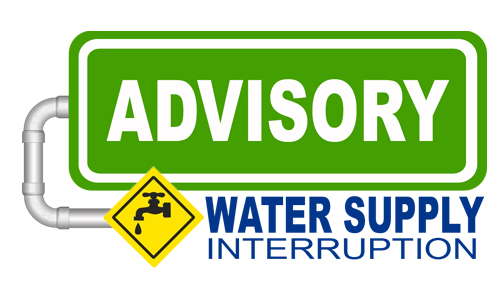 water service interruption advisory