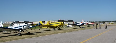 Row of Planes