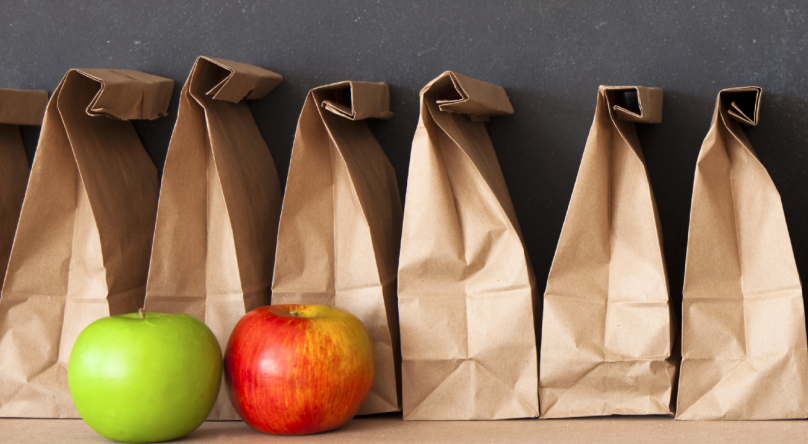 Summer Food Service Program bagged lunches