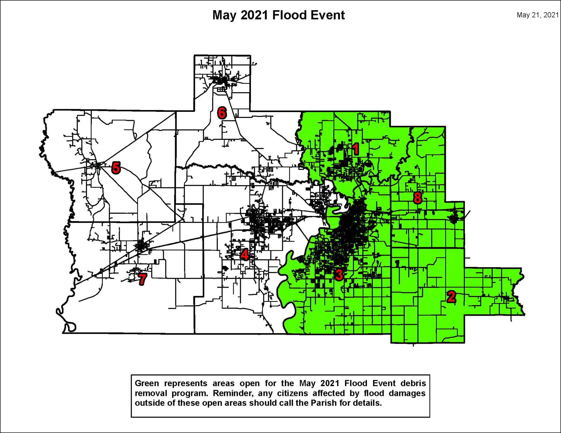 May 2021 Flood Event Map 5-21-21