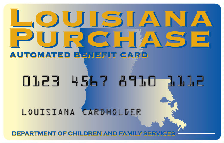 Louisiana SNAP Card benefits card 