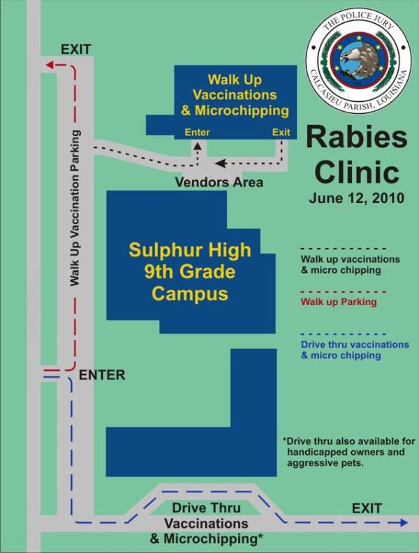 Rabies Clinic Map