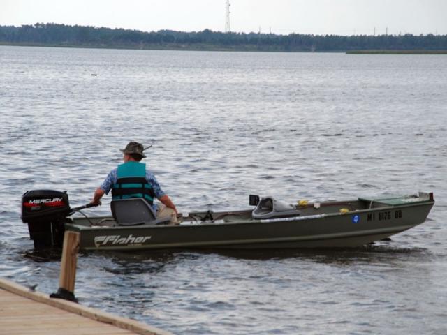 boat on Calcasieu